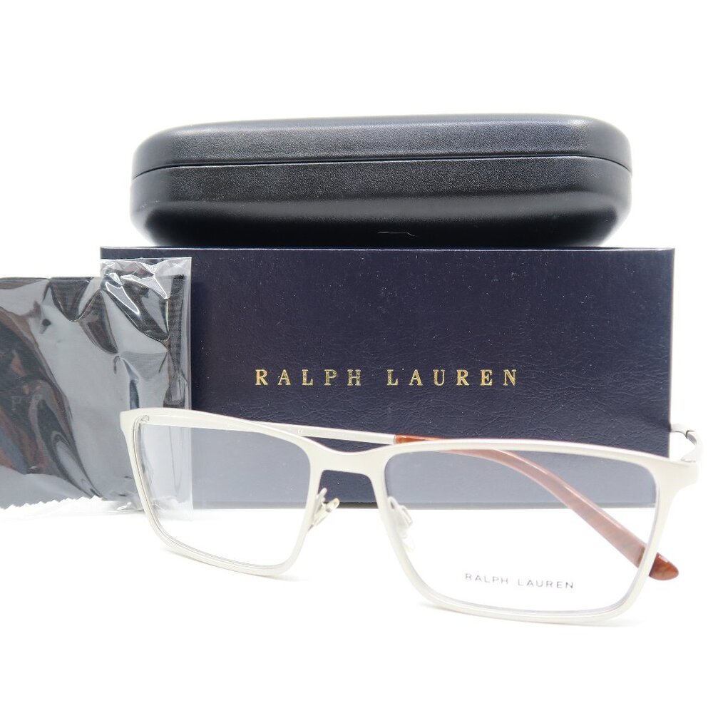Polo Ralph Lauren PH 5103 9046 56mm Metallic Matte Silver, New Men's Eyeglasses.